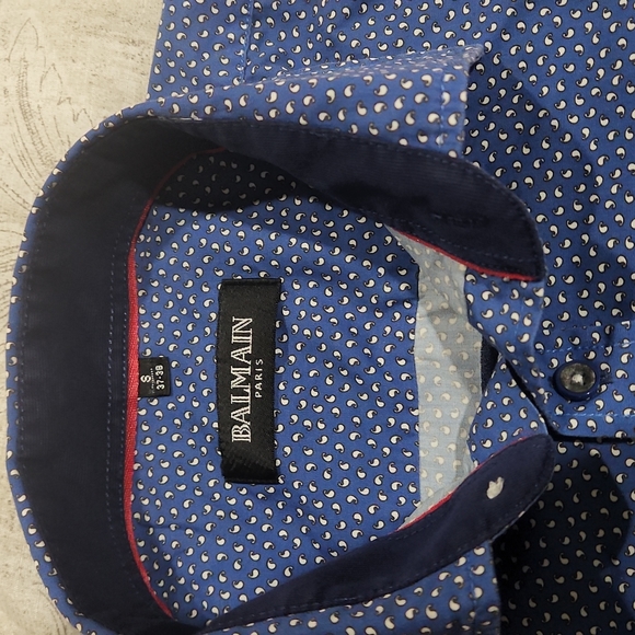 SOLD--Men's Balmain Dress Shirt *NWOT* - Picture 4 of 6